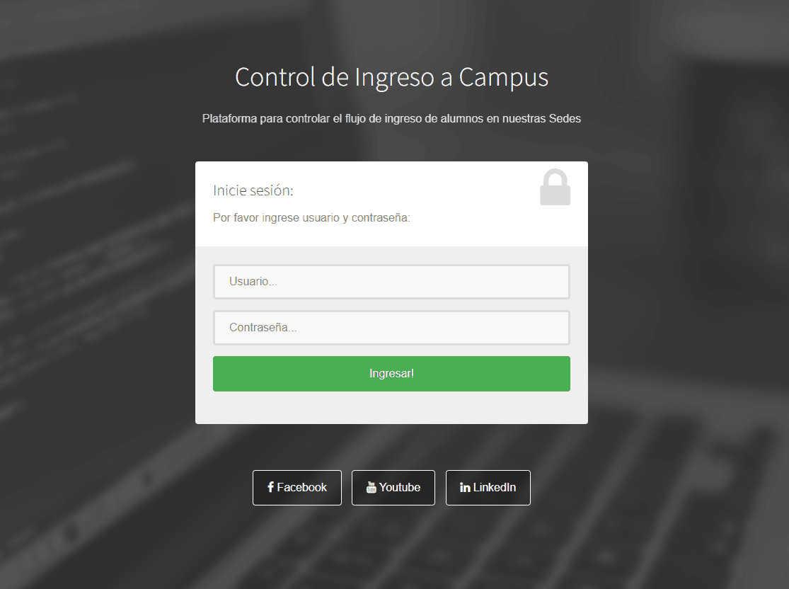 Control de Ingreso a Campus